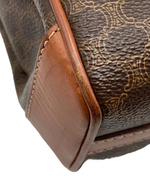 CELINE（セリーヌ）CELINE (セリーヌ) マカダム柄ハンドバッグ ブラウンの古着・服飾アイテム