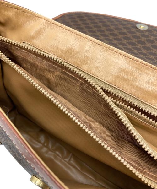 CELINE（セリーヌ）CELINE (セリーヌ) マカダム柄ハンドバッグ ブラウンの古着・服飾アイテム