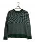IM MEN（アイム メン）の古着「幾何学柄ニット」｜グリーン