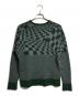 IM MEN (アイム メン) 幾何学柄ニット グリーン サイズ:3：16000円