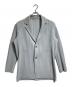 HOMME PLISSE ISSEY MIYAKE（オムプリッセ イッセイ ミヤケ）の古着「プリーツテーラードジャケット」｜グレー