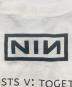中古・古着 COMOLI (コモリ) NINE INCH NAILS (ナイン・インチ・ネイルズ) プリントTシャツ ホワイト サイズ:4：23000円