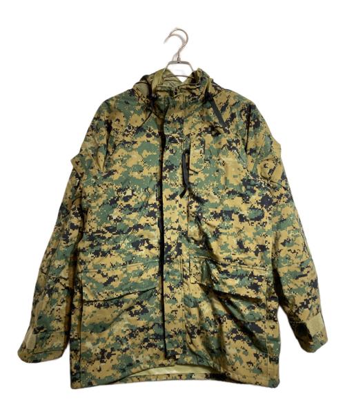 USMC（ユーエスエムシー）USMC (ユーエスエムシー) ECWCS WATERPROOF Gore-Tex Jacket カーキ×ブラウン サイズ:MEDIUMの古着・服飾アイテム