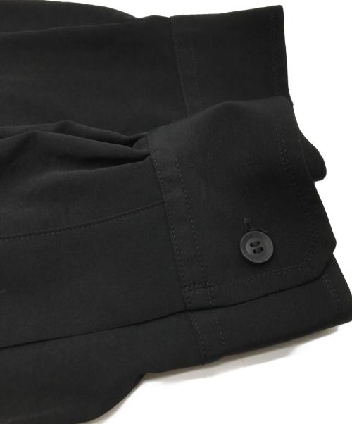 Yohji Yamamoto pour homme（ヨウジヤマモト プールオム）Yohji Yamamoto pour homme (ヨウジヤマモト プールオム) OPEN COLLAR SHIRT ブラック サイズ:3の古着・服飾アイテム