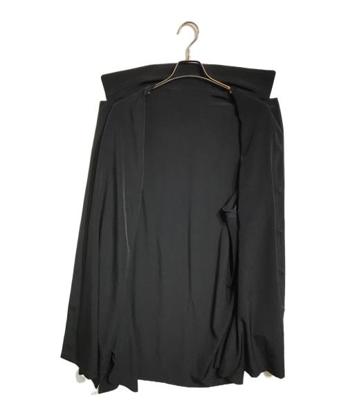 Yohji Yamamoto pour homme（ヨウジヤマモト プールオム）Yohji Yamamoto pour homme (ヨウジヤマモト プールオム) OPEN COLLAR SHIRT ブラック サイズ:3の古着・服飾アイテム