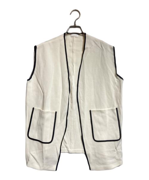 BALLSEY（ボールジィ）BALLSEY (ボールジィ) ミラノリブ ジレ アイボリー サイズ:Sの古着・服飾アイテム