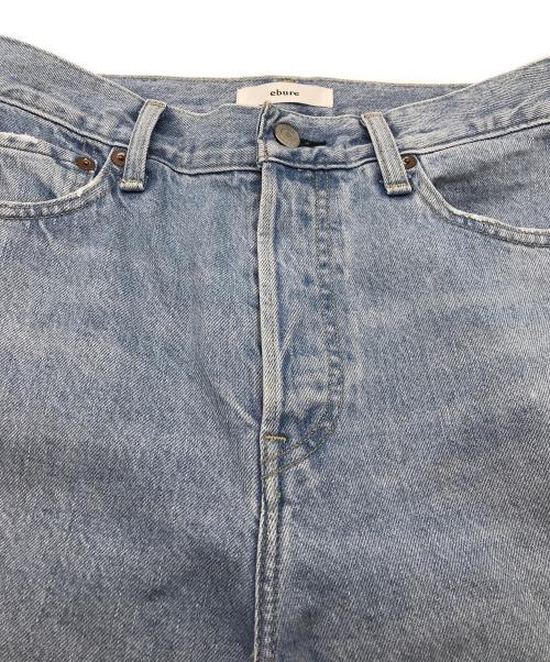 ebure（エブール）ebure (エブール) ウォッシュドデニム インディゴ サイズ:38の古着・服飾アイテム