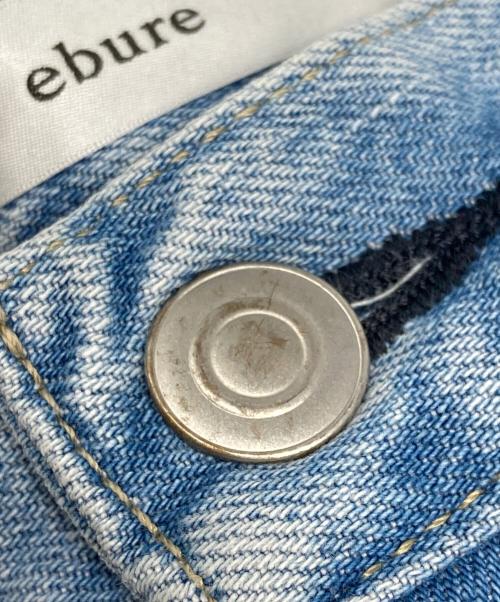 ebure（エブール）ebure (エブール) ウォッシュドデニム インディゴ サイズ:38の古着・服飾アイテム