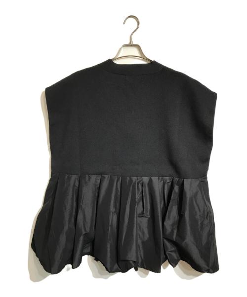 ADORE（アドーア）ADORE (アドーア) タフタペプラムカーデ ブラック サイズ:38の古着・服飾アイテム