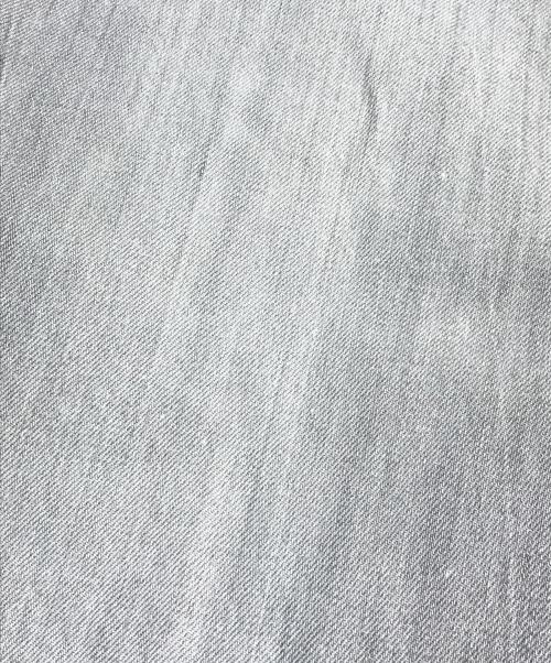 DRAWER（ドゥロワー）DRAWER (ドゥロワー) WINTER1 ブラックデニムタックパンツ グレー サイズ:38の古着・服飾アイテム