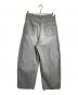DRAWER (ドゥロワー) WINTER1 ブラックデニムタックパンツ グレー サイズ:38：20000円