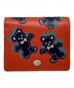 Vivienne Westwoodヴィヴィアンウエストウッド）の古着「ハッピーベアコインケース」｜ブルー×レッド