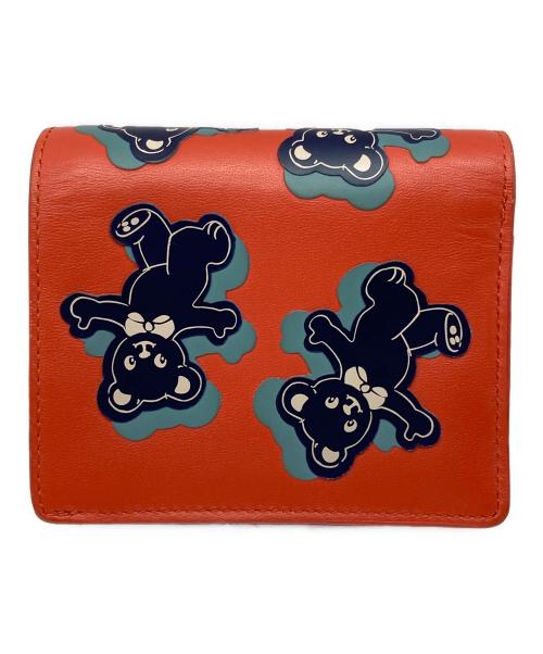 Vivienne Westwood（ヴィヴィアンウエストウッド）Vivienne Westwood (ヴィヴィアンウエストウッド) ハッピーベアコインケース ブルー×レッドの古着・服飾アイテム