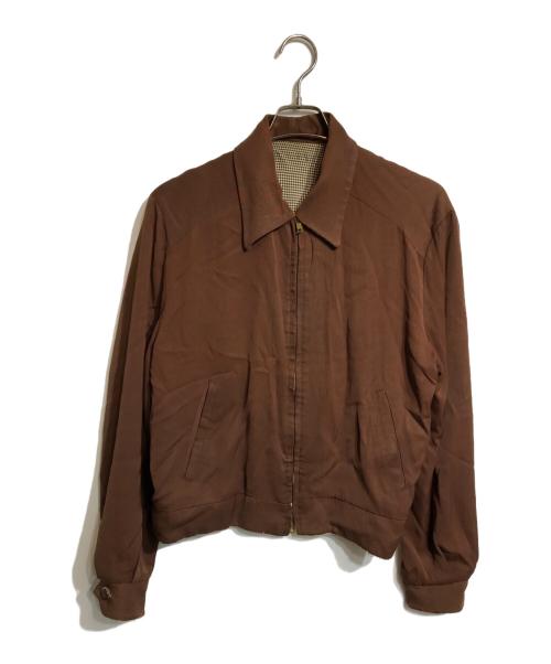 USED（ユーズド）USED (ユーズド) リバーシブルギャバジンジャケット ブラウン サイズ:なしの古着・服飾アイテム