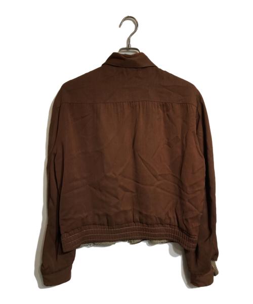 USED（ユーズド）USED (ユーズド) リバーシブルギャバジンジャケット ブラウン サイズ:なしの古着・服飾アイテム