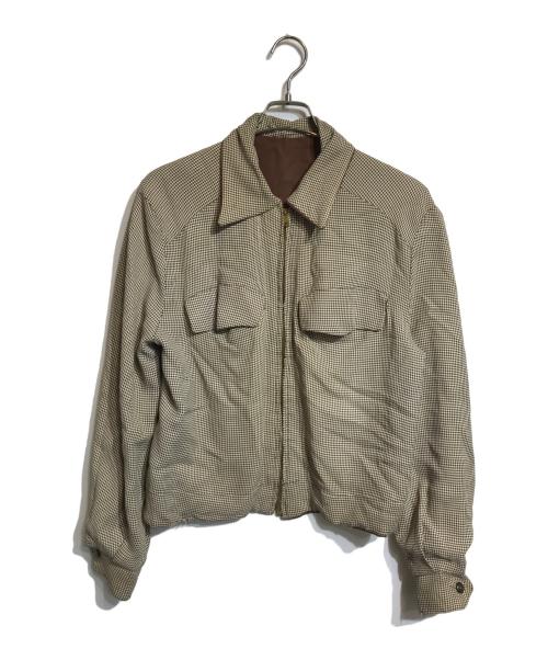 USED（ユーズド）USED (ユーズド) リバーシブルギャバジンジャケット ブラウン サイズ:なしの古着・服飾アイテム