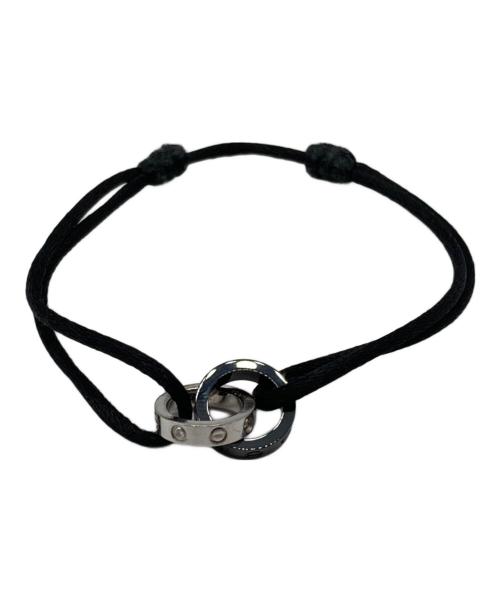 Cartier（カルティエ）Cartier (カルティエ) ダブルサークルブレスレット ブラック サイズ:下記参照の古着・服飾アイテム