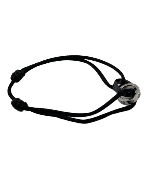 Cartier（カルティエ）Cartier (カルティエ) ダブルサークルブレスレット ブラック サイズ:下記参照の古着・服飾アイテム