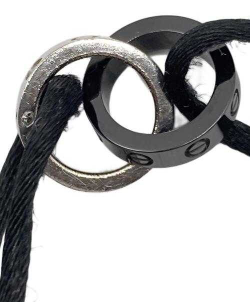 Cartier（カルティエ）Cartier (カルティエ) ダブルサークルブレスレット ブラック サイズ:下記参照の古着・服飾アイテム