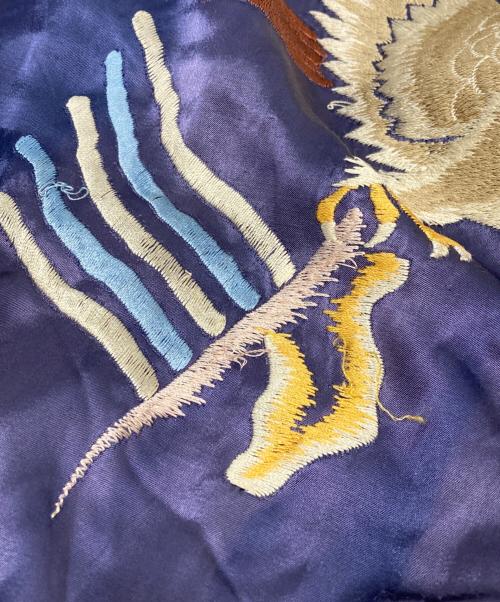 THE FLAT HEAD（ザ・フラットヘッド）THE FLAT HEAD (ザ・フラットヘッド) リバーシブルスカジャン ブルー×グリーン サイズ:Mの古着・服飾アイテム