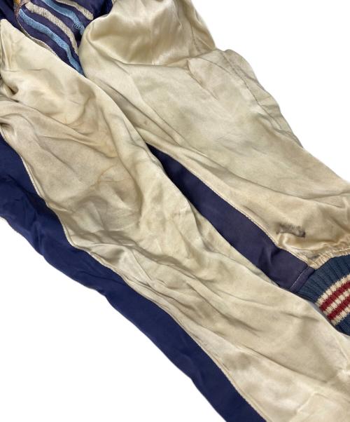 THE FLAT HEAD（ザ・フラットヘッド）THE FLAT HEAD (ザ・フラットヘッド) リバーシブルスカジャン ブルー×グリーン サイズ:Mの古着・服飾アイテム