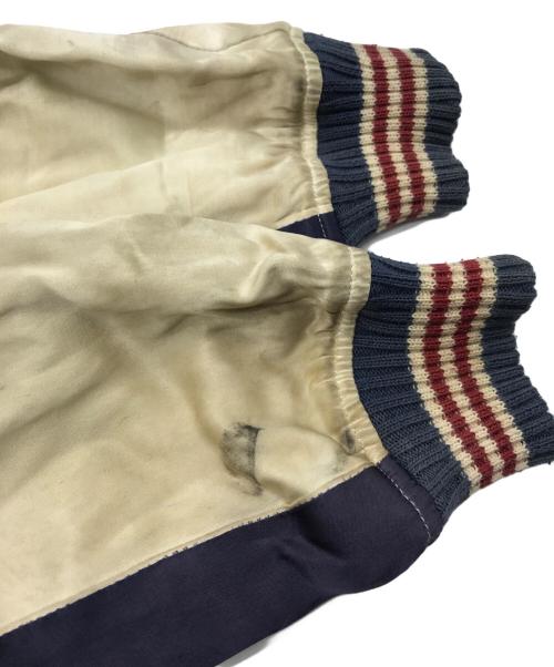 THE FLAT HEAD（ザ・フラットヘッド）THE FLAT HEAD (ザ・フラットヘッド) リバーシブルスカジャン ブルー×グリーン サイズ:Mの古着・服飾アイテム