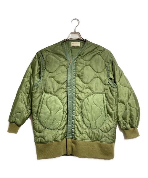 77circa（ナナナナサーカ）77circa (ナナナナサーカ) リメイク キルティング ライナー ジャケット/Reworked Quilted Liner Jacket カーキ サイズ:ーの古着・服飾アイテム