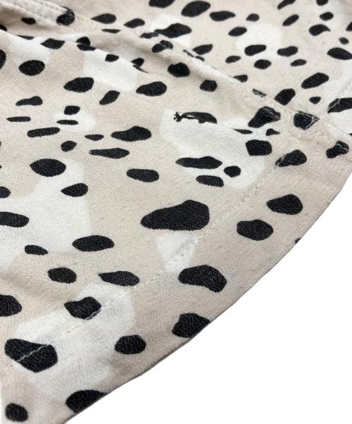 GANGSTERVILLE（ギャングスタービル）GANGSTERVILLE (ギャングスタービル) RISE ABOVE - S/S SHIRTS ブラック×ベージュ サイズ:Mの古着・服飾アイテム