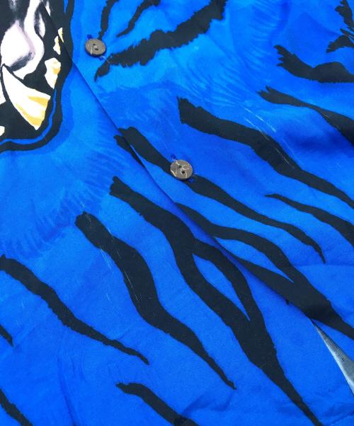 WACKO MARIA（ワコマリア）WACKO MARIA (ワコマリア) TIM LEHI (ティム リーハイ) L/S HAWAIIAN SHIRT ブルー サイズ:Lの古着・服飾アイテム
