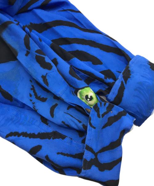 WACKO MARIA（ワコマリア）WACKO MARIA (ワコマリア) TIM LEHI (ティム リーハイ) L/S HAWAIIAN SHIRT ブルー サイズ:Lの古着・服飾アイテム