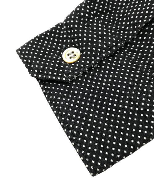 Y's for men（ワイズフォーメン）Y'S for men (ワイズフォーメン) ドットオープンカラーシャツ ブラック サイズ:Freeの古着・服飾アイテム