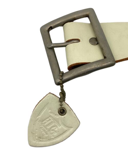 htc（エイチティーシー）htc (エイチティーシー) スタッズベルト ホワイト サイズ:34の古着・服飾アイテム