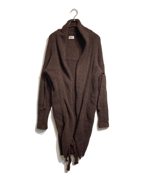 Vivienne Westwood man（ヴィヴィアン ウェストウッド マン）Vivienne Westwood man (ヴィヴィアン ウェストウッド マン) ニットガウンコート ブラウン サイズ:FREEの古着・服飾アイテム