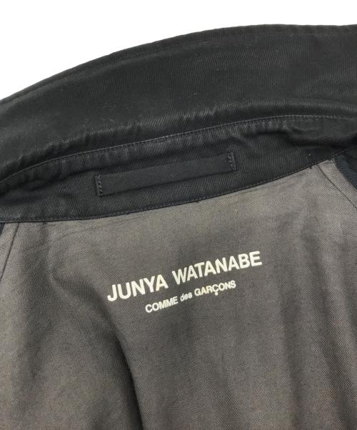 JUNYA WATANABE COMME des GARCONS（ジュンヤワタナベ コムデギャルソン）JUNYA WATANABE COMME des GARCONS ((ジュンヤワタナベ コムデギャルソン) バックギャザートレンチコート ブラック サイズ:Freeの古着・服飾アイテム