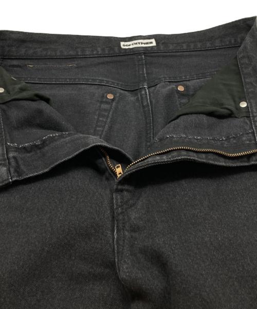 SOFTHYPHEN（ソフトハイフン）SOFTHYPHEN (ソフトハイフン) BAGGY FIT JEANS ブラック サイズ:30の古着・服飾アイテム