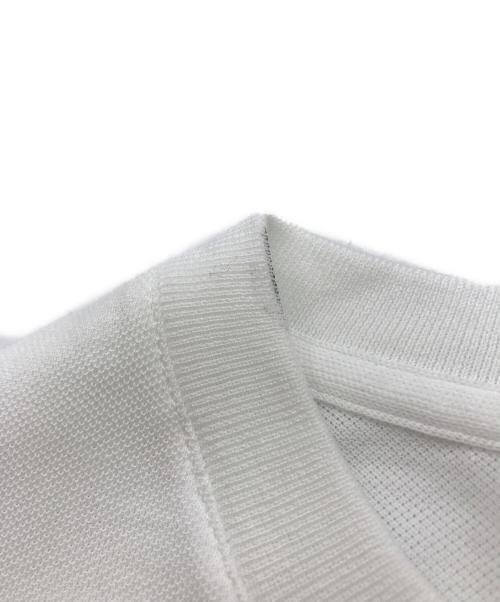 HERMES（エルメス）HERMES (エルメス) H刺繍鹿の子ポケットTシャツ ホワイト サイズ:Mの古着・服飾アイテム