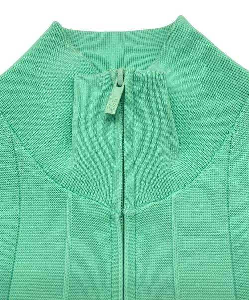 PLEATS PLEASE（プリーツプリーズ）PLEATS PLEASE (プリーツプリーズ) ニットトラックジャケット グリーン サイズ:‐の古着・服飾アイテム