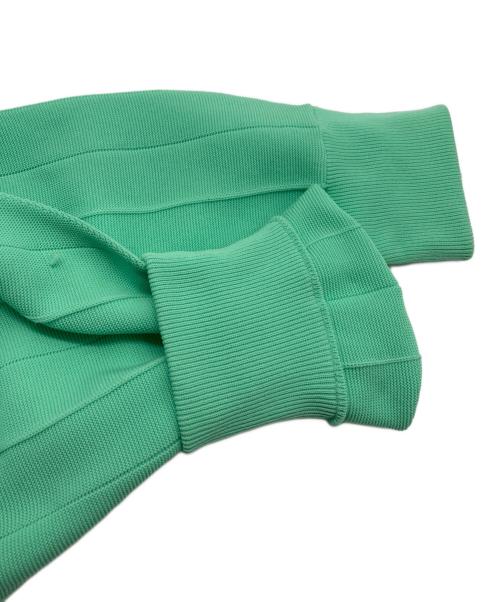 PLEATS PLEASE（プリーツプリーズ）PLEATS PLEASE (プリーツプリーズ) ニットトラックジャケット グリーン サイズ:‐の古着・服飾アイテム