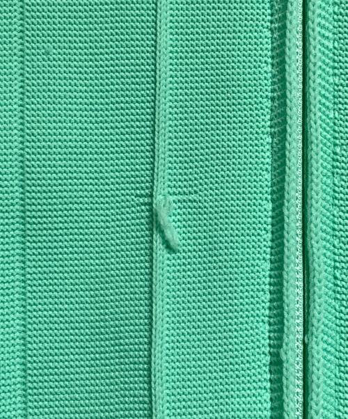 PLEATS PLEASE（プリーツプリーズ）PLEATS PLEASE (プリーツプリーズ) ニットトラックジャケット グリーン サイズ:‐の古着・服飾アイテム