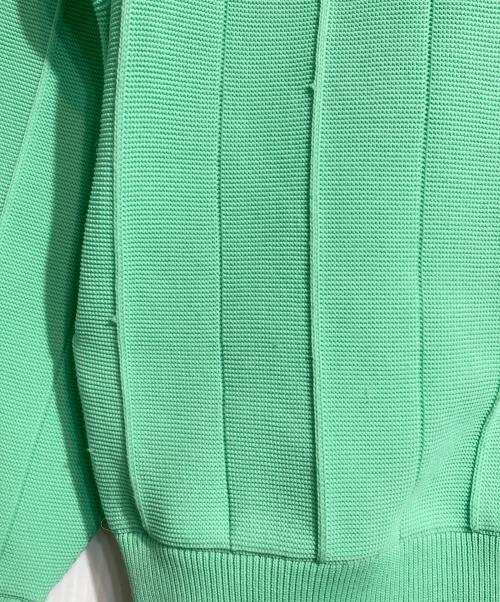 PLEATS PLEASE（プリーツプリーズ）PLEATS PLEASE (プリーツプリーズ) ニットトラックジャケット グリーン サイズ:‐の古着・服飾アイテム