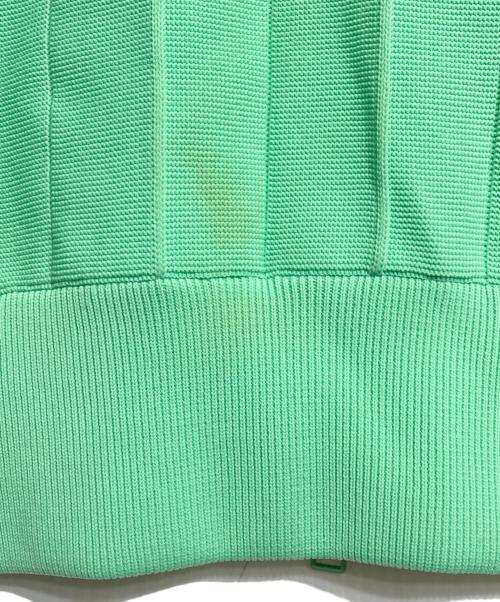 PLEATS PLEASE（プリーツプリーズ）PLEATS PLEASE (プリーツプリーズ) ニットトラックジャケット グリーン サイズ:‐の古着・服飾アイテム