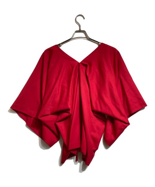 132 5. ISSEY MIYAKE（132 5. イッセイ ミヤケ）132 5. ISSEY MIYAKE (132 5. イッセイ ミヤケ) ジップアップジャケット レッド サイズ:3の古着・服飾アイテム