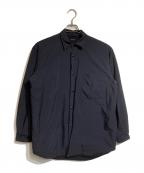 COMOLIコモリ）の古着「ナイロン シャツジャケット」｜ブラック