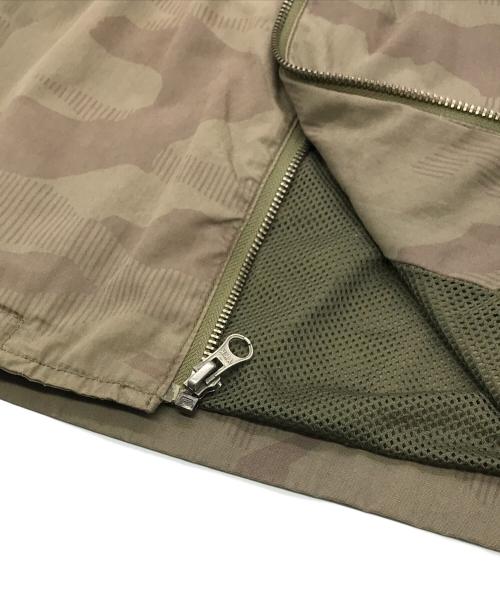 stussy（ステューシー）stussy (ステューシー) カモ柄ジップアップジャケット グリーン サイズ:Ｌの古着・服飾アイテム