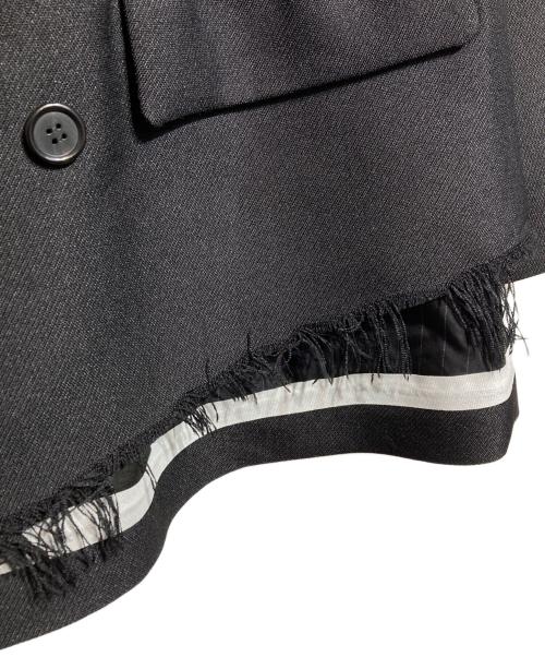 UNDERCOVER Pre Collection（アンダーカバー プレコレクション）UNDERCOVER Pre Collection (アンダーカバー プレコレクション) ウール混ダブルジャケット ブラック サイズ:2の古着・服飾アイテム