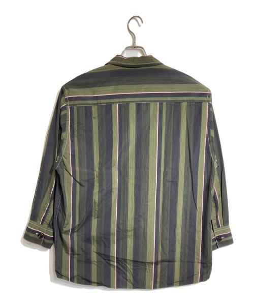 MARNI（マルニ）MARNI (マルニ) ラインストライプシャツ グリーン サイズ:38の古着・服飾アイテム