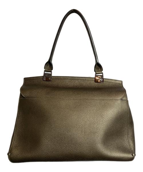 LONGCHAMP（ロンシャン）LONGCHAMP (ロンシャン) ROSEAUハンドバッグ ベージュの古着・服飾アイテム