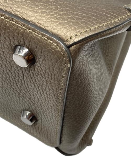 LONGCHAMP（ロンシャン）LONGCHAMP (ロンシャン) ROSEAUハンドバッグ ベージュの古着・服飾アイテム