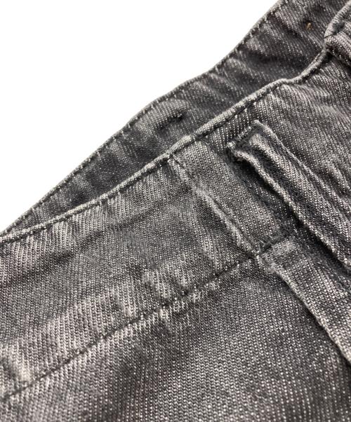 BLUEMARBLE（ブルーマーブル）BLUEMARBLE (ブルーマーブル) ブラックワイドデニムパンツ ブラック サイズ:30の古着・服飾アイテム