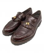 RAINMAKERレインメーカー）の古着「KILT TASSELED LOAFER」｜ブラウン